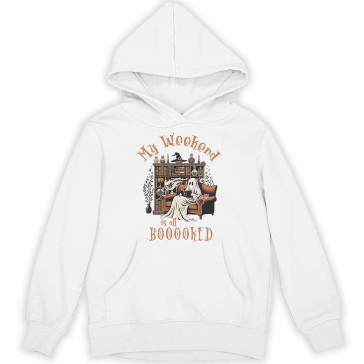 Reading Ghost Halloween Library Weekend Book Lovers Women Premium Tri-Blend Unisex Hoodie