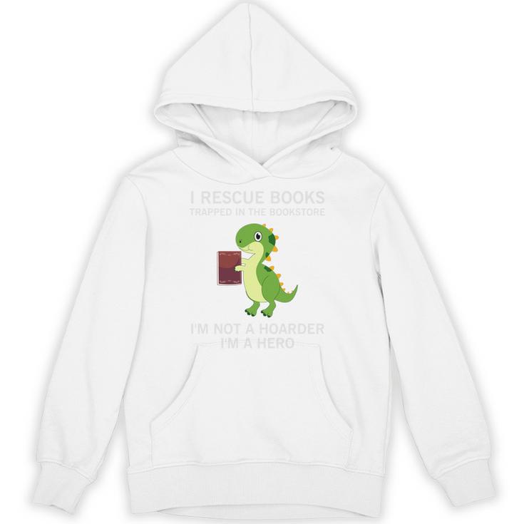 I Rescue Book Trapped In The Bookstore I'm Not A Hoarder Unisex Hoodie
