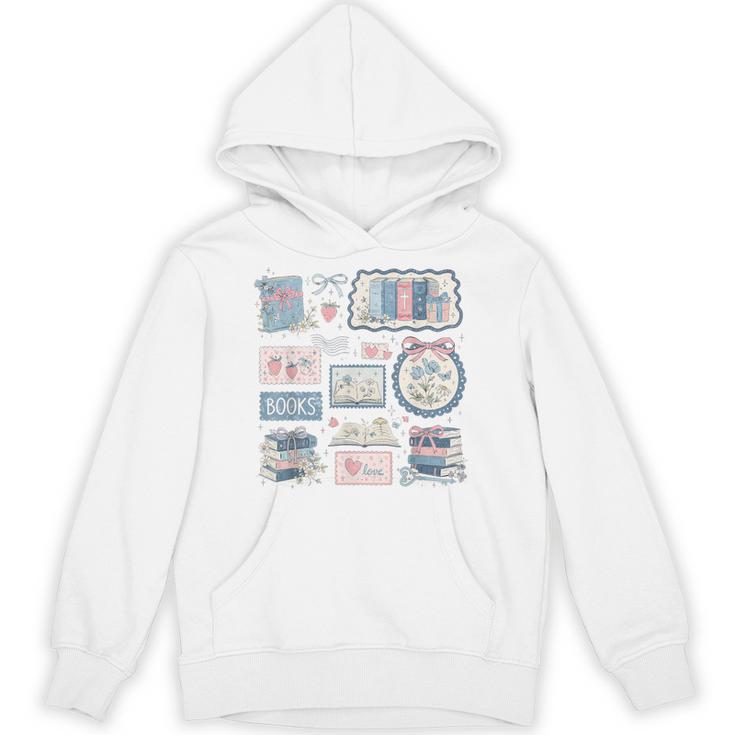 Retro Bookish Love Collage Book Lover Librarian Scrapbook Unisex Hoodie