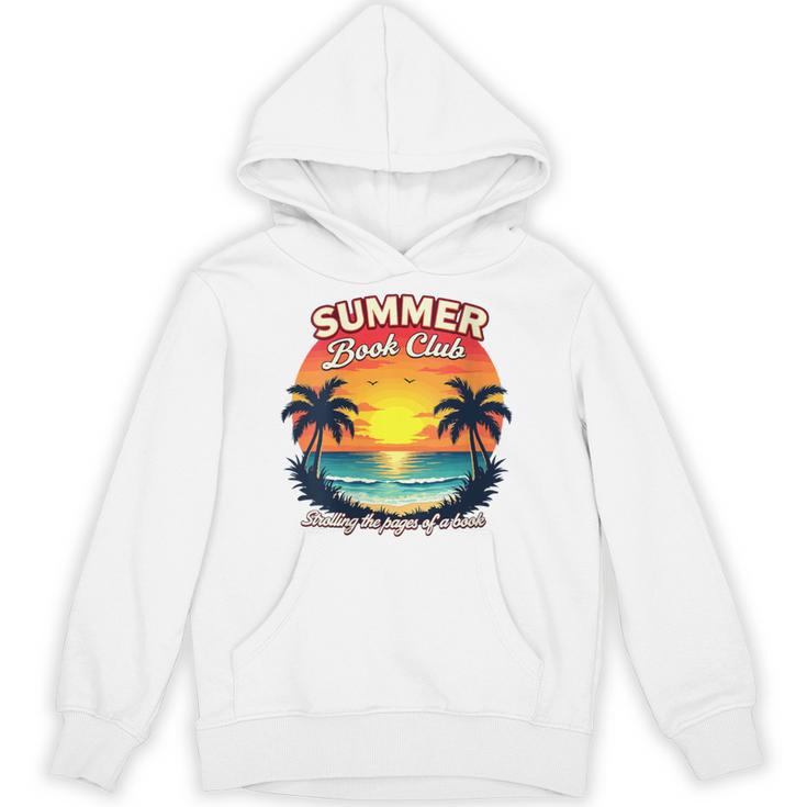 Retro Summer Book Reading Club Unisex Hoodie