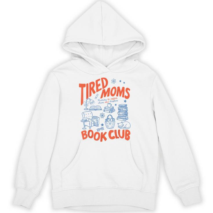 Retro Tired Moms Book Club Women Bookish Unisex Hoodie