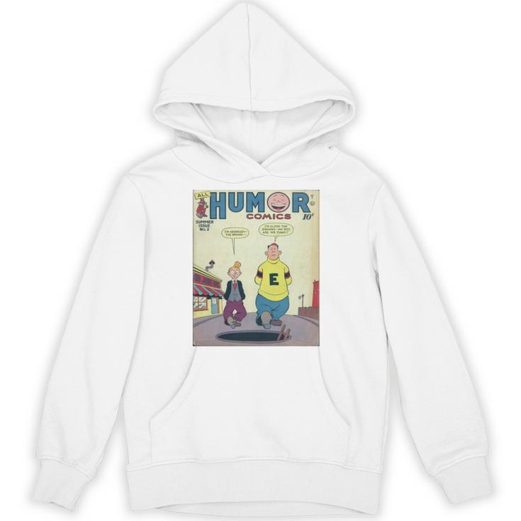Retro Vintage Distressed Comic Book Humor Original Print Unisex Hoodie