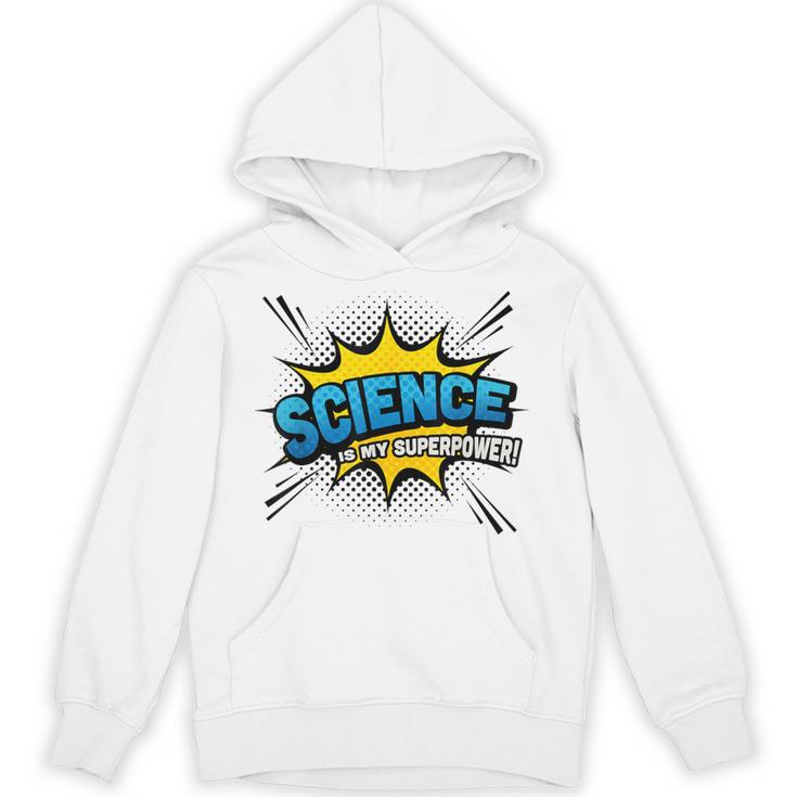 Science Is My Superpower Comic Book Style Unisex Hoodie