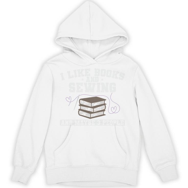 Sew I Like Books And Sewing And Maybe 3 People Premium Tri-Blend Unisex Hoodie