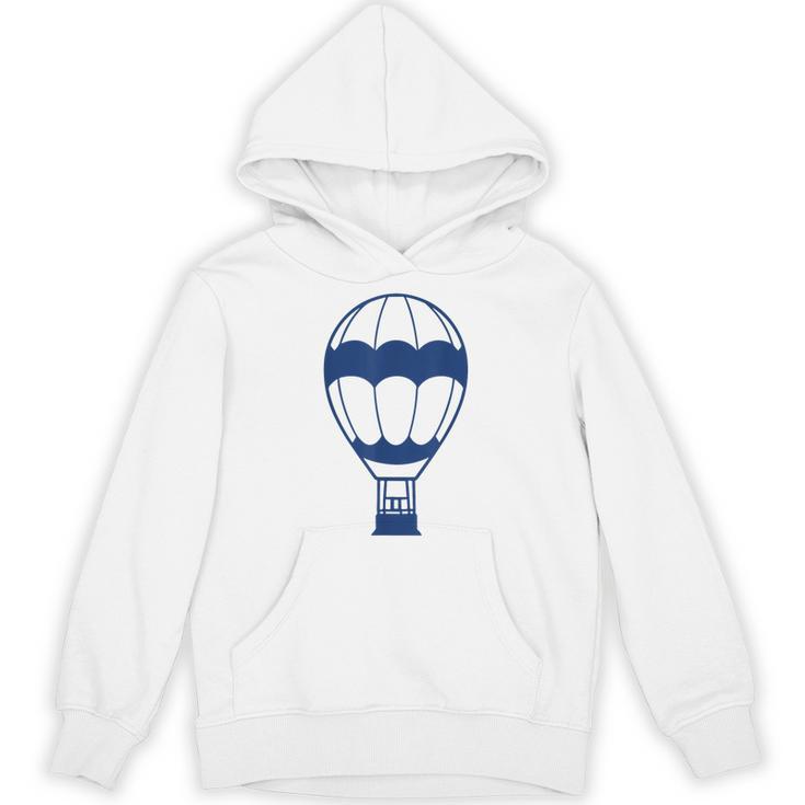 Simple Hot Air Balloon 熱気球 面白い シンプル ミニマリスト 気球 熱気球 パーカー
