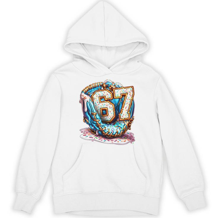 Six Seven Baseball Lifestyle 67 Meme Gen Alpha Slang Premium Tri-Blend Unisex Hoodie