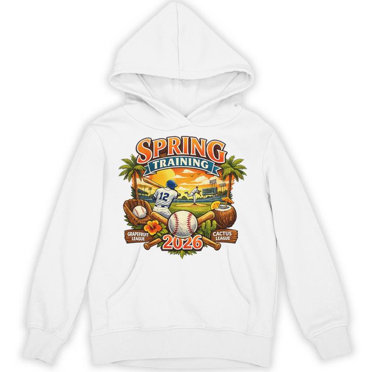 Spring Training 2026 Baseball Vintage Sunset Premium Tri-Blend Unisex Hoodie