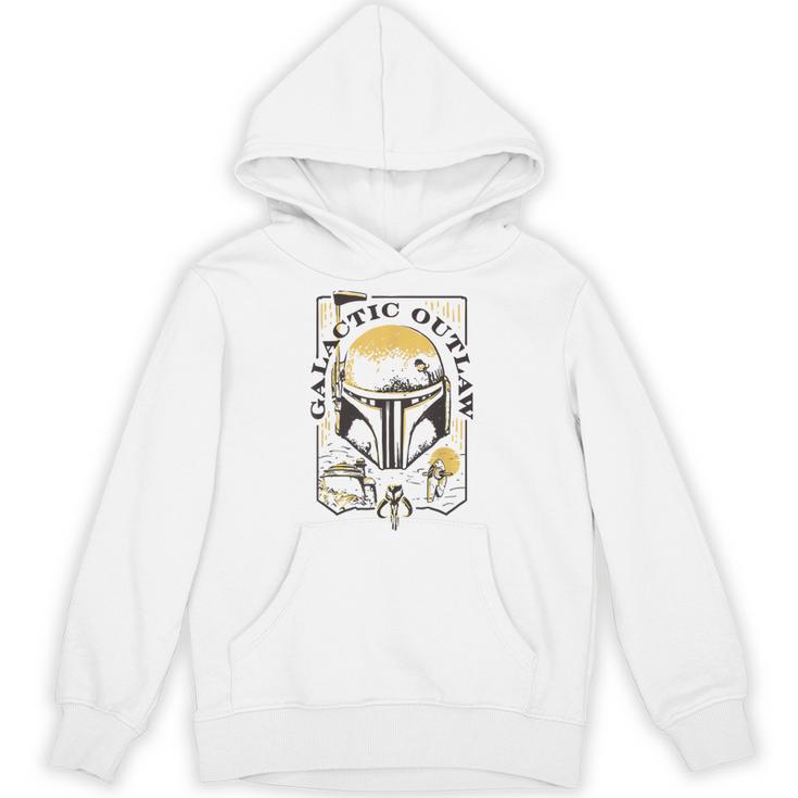 Star Wars The Book Of Boba Fett Galactic Outlaw Logo V-2 Unisex Hoodie