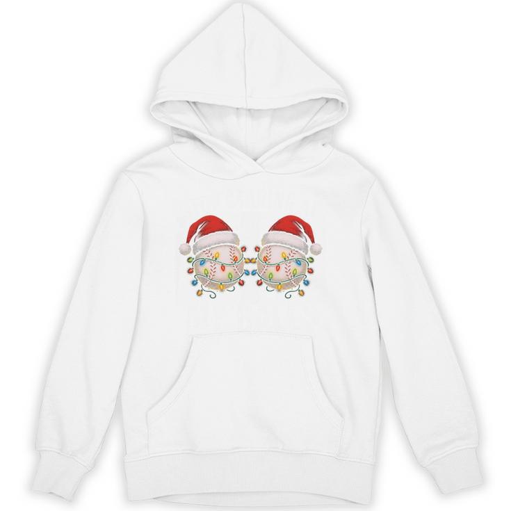 Stop Staring At My Balls Comedy Christmas Baseball Unisex Hoodie