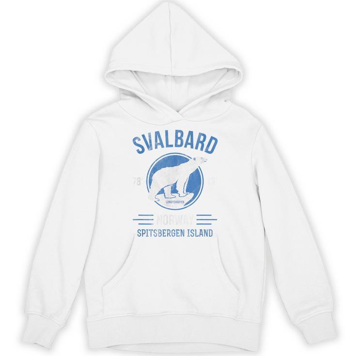 Svalbardpitzbergen ホッキョクグマ ロングイヤービーン ノルウェー ホッキョクグマ パーカー