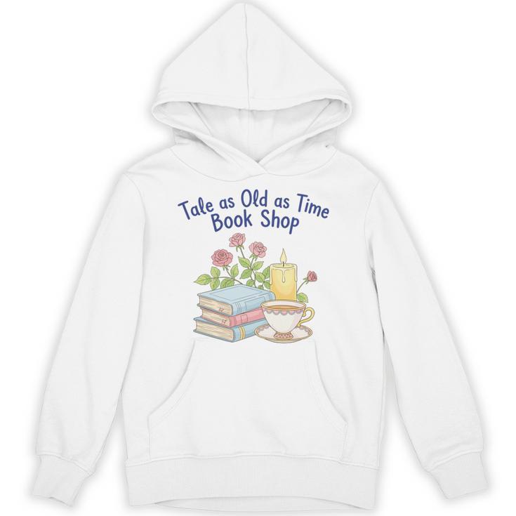 Tale As Old As Time Floral Bookshop Romantic Unisex Hoodie