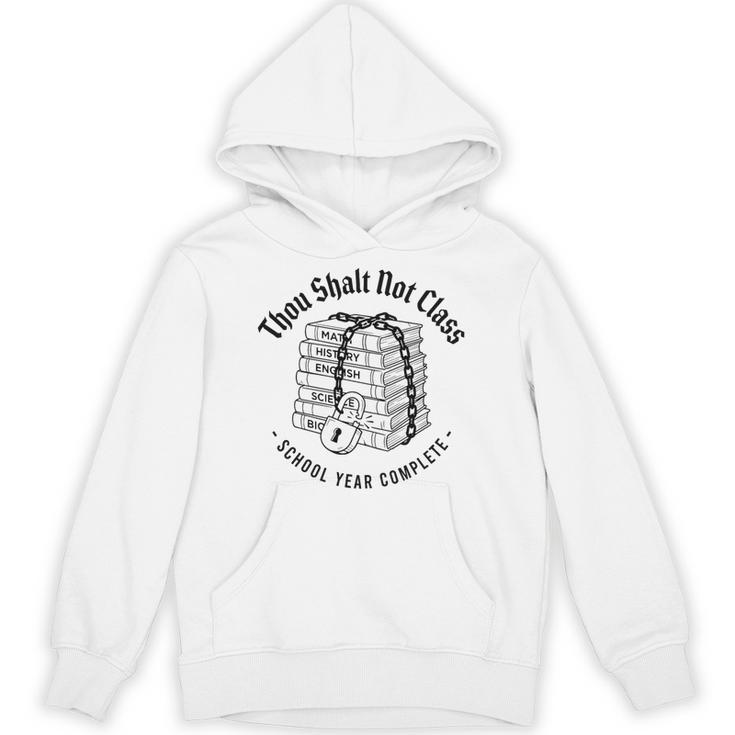 Thou Shalt Not Class Non Shall Class Chained Books Art Premium Tri-Blend Unisex Hoodie