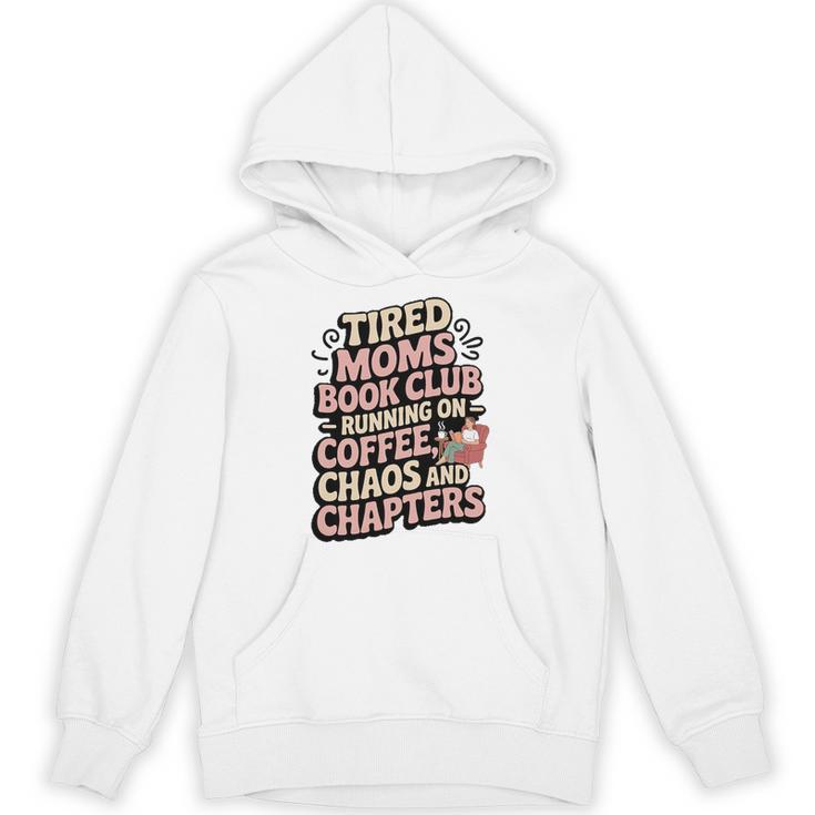 Tired Moms Book Club Coffee Sarcasm Jokes Dad Humor Premium Tri-Blend Unisex Hoodie