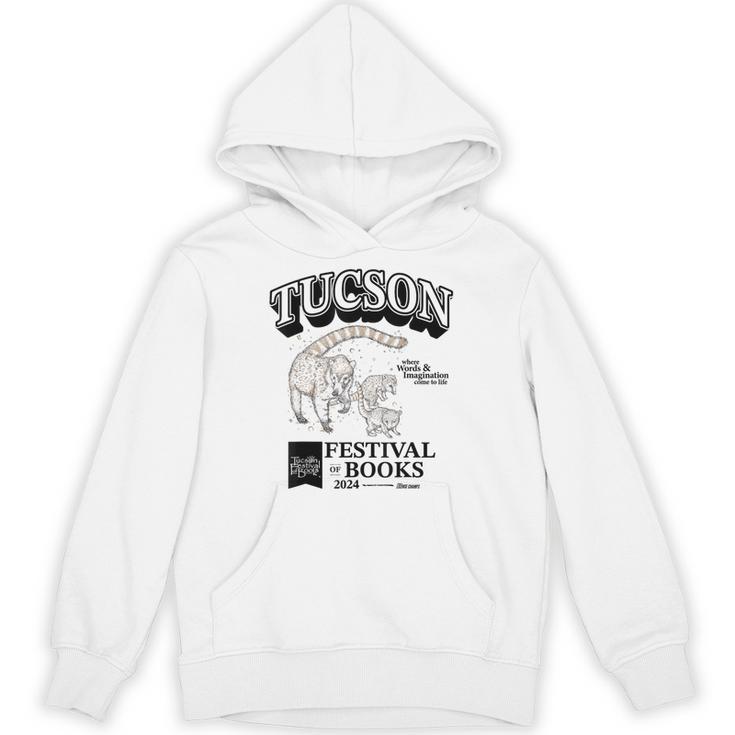 Tucson Festival Of Book TFOB 2024 Coatimundi Mascot Unisex Hoodie