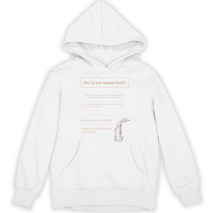 Velveteen Rabbit Book Quote 1922 Becoming Real Skin Horse Premium Tri-Blend Unisex Hoodie