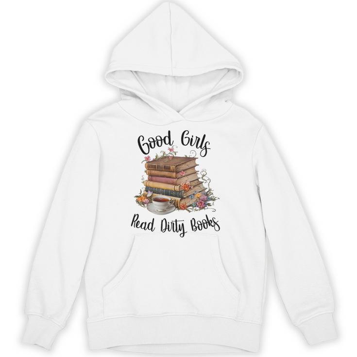 Vintage Fantasy Romance Lover Good Girls Read Dirty Books Unisex Hoodie
