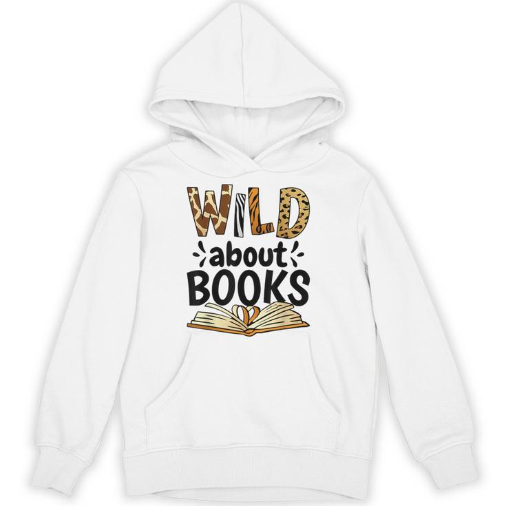 Wild About Books Booklover & Bibliophile Unisex Hoodie
