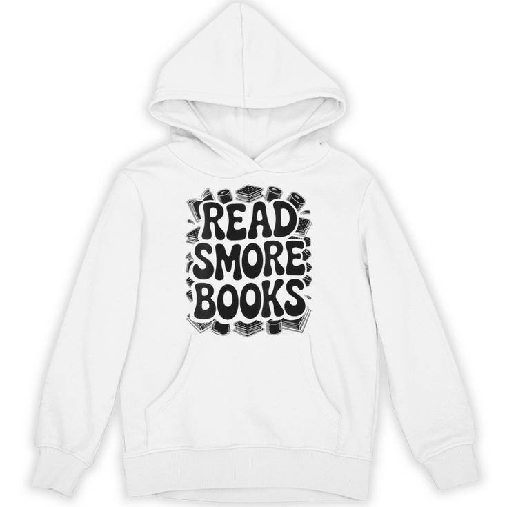 Women's Read Smore Books Camping Reading Unisex Hoodie