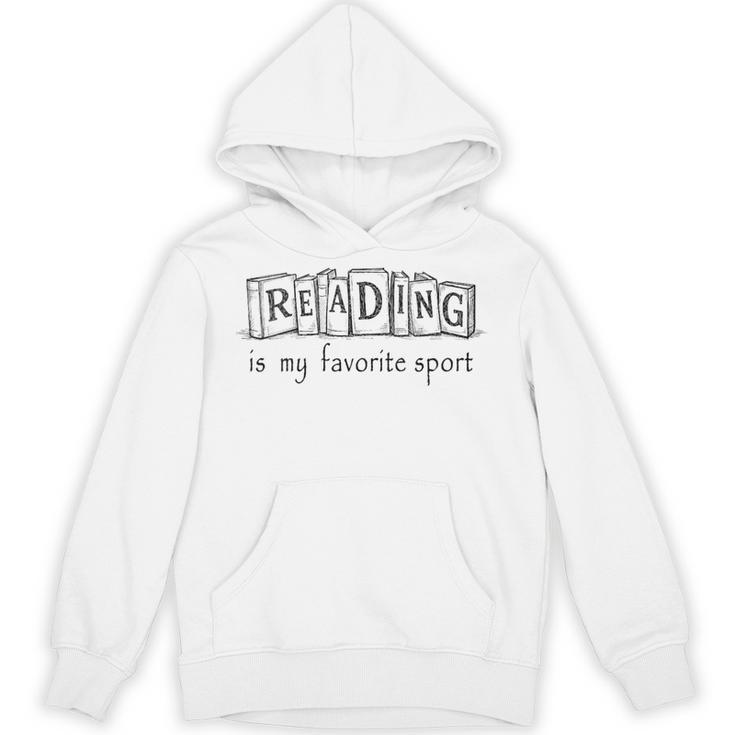 Women's Reading Is My Favorite Sport Book Lover & Reader Unisex Hoodie