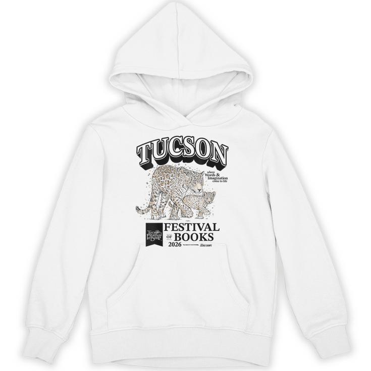 Women's Tucson Festival Of Book Merch TFOB 2026 Critter Jaguar Unisex Hoodie