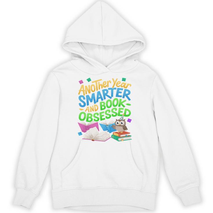 Another Year Smarter And Book-Obsessed Birthday Graphic Unisex Hoodie