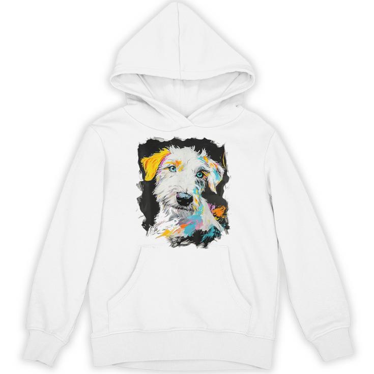 アイリッシュウルフハウンド 犬 モチーフ ペット 青い目 アイリッシュウルフハウンド パーカー