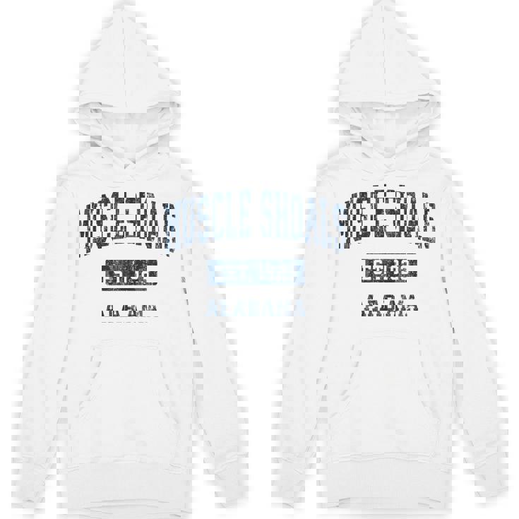 アラバマ州マッスルショールズアラバマ州ヴィンテージスポーツエスタブリッシュドネイビーデス パーカー