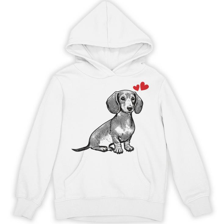 ダックスフンド かわいいダックスプリント 愛犬家グッズ Dachshund パーカー