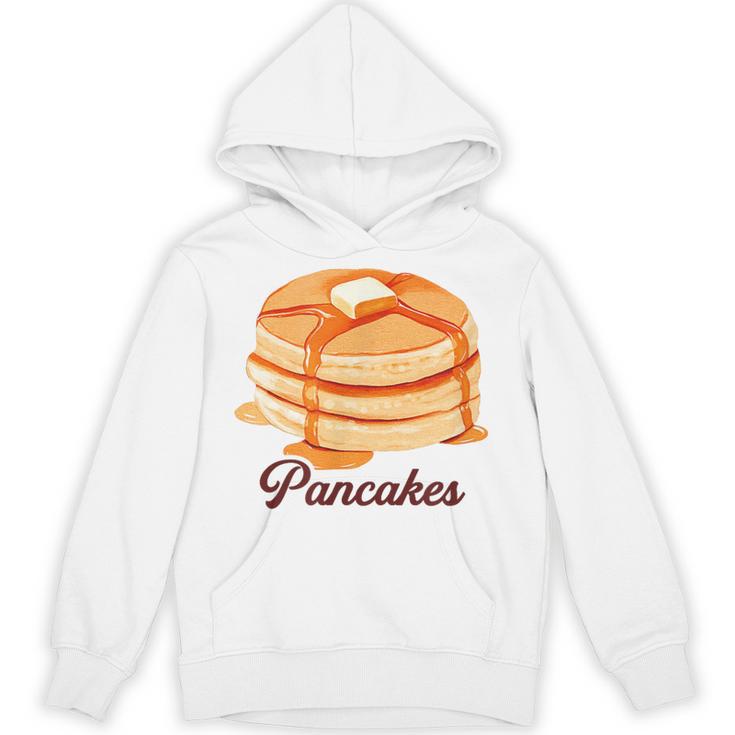 ホットケーキ パンケーキ Pancakes バター はちみつ イラスト 喫茶店 洋菓子 レトロ 水彩 綺麗 かわいい パーカー