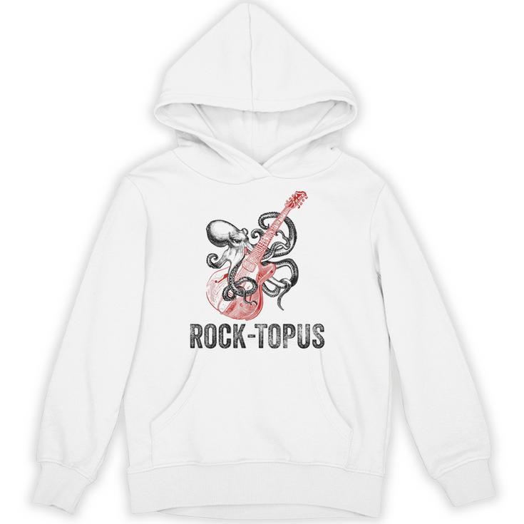レトロ オクトパス クラーケン ギターを弾く Rock-Topus ギタリスト パーカー