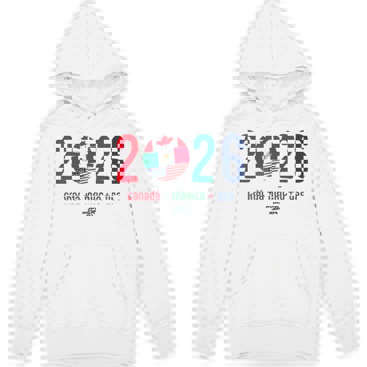 ワールドカップ2026開催国サッカーデザイン パーカー