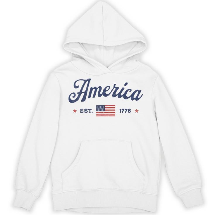 ヴィンテージ アメリカ国旗 Usa 4Th Of July American Flag Patriotic パーカー