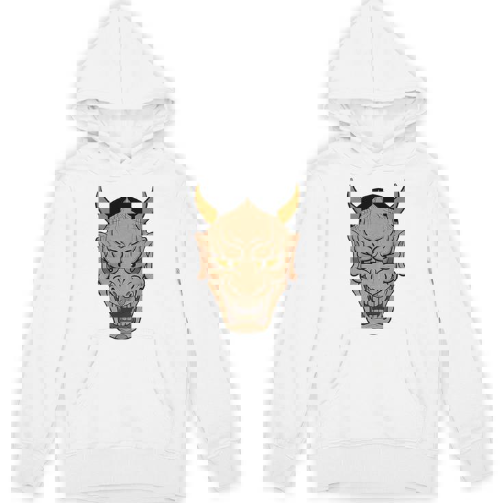 ヴィンテージの般若能面、浮世絵スタイル パーカー