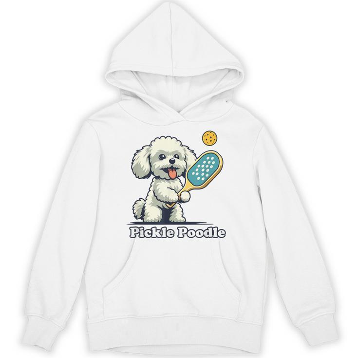 犬 遊び ピックルボール マルチーズ プードル 面白い ピクルスプードル パーカー
