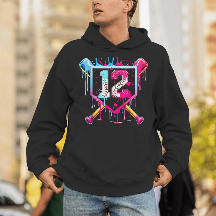 12th Birthday Boys Baseball Ice Cream Drip Boys Baseball Unisex Hoodie 12th Birthday Boys Baseball Ice Cream Drip Boys Baseball Unisex Hoodie