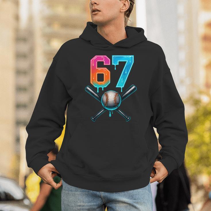 67 Baseball Meme Cool Drip Number 67 Player Or 67th Birthday Unisex Hoodie 67 Baseball Meme Cool Drip Number 67 Player Or 67th Birthday Unisex Hoodie