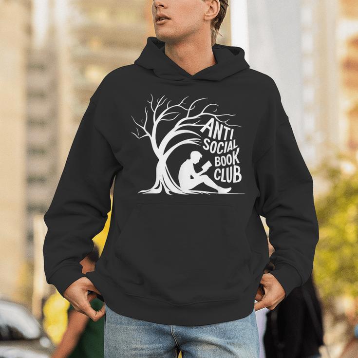 Anti Social Book Club Introvert Reader Bibliophile Unisex Hoodie Anti Social Book Club Introvert Reader Bibliophile Unisex Hoodie