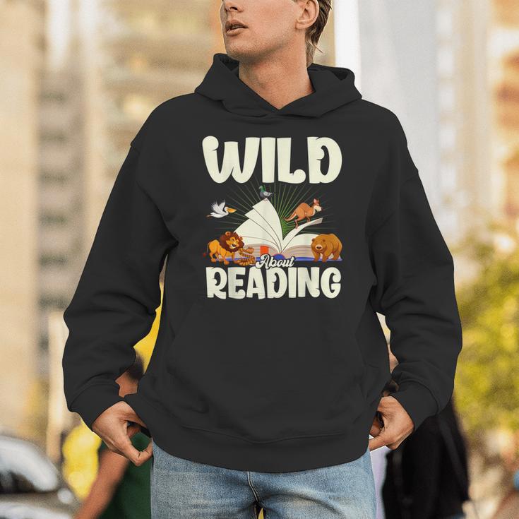 Avid Readers Bookworms Book Lovers Wild About Reading Lovers Unisex Hoodie
