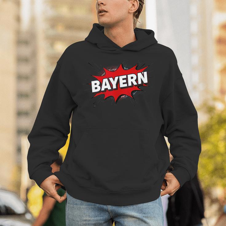 Bayern Comic Book Style Splash Unisex Hoodie