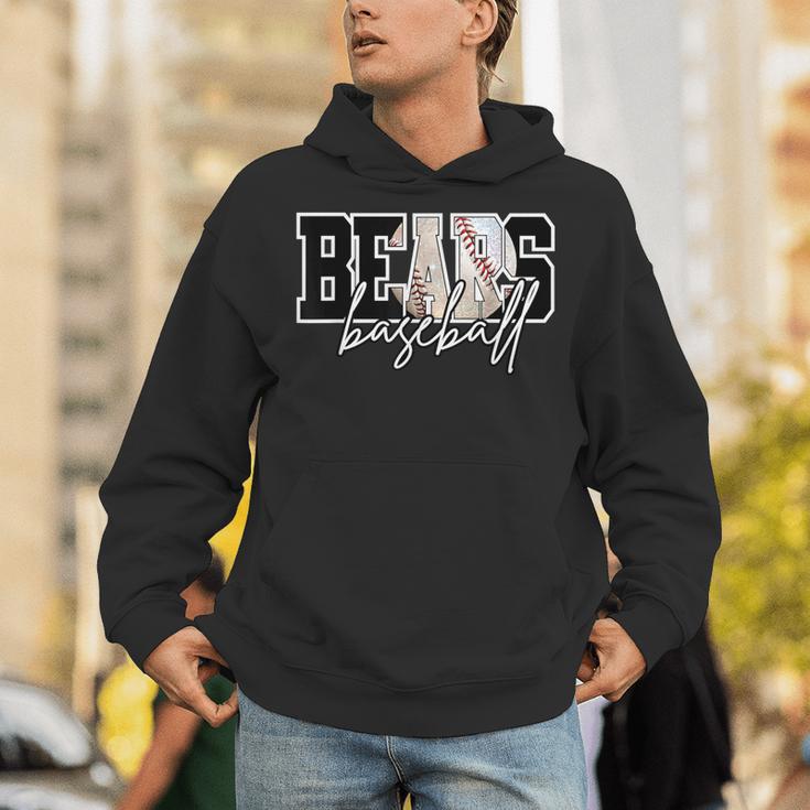Bears Baseball Mom Game Day School Spirit Bear Pride Unisex Hoodie