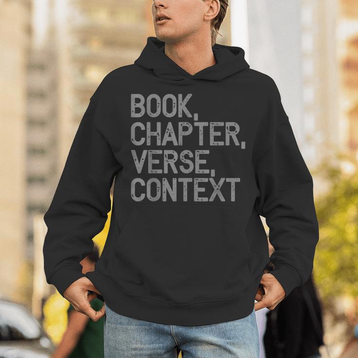 Book Chapter Verse Context Christian Theology Unisex Hoodie