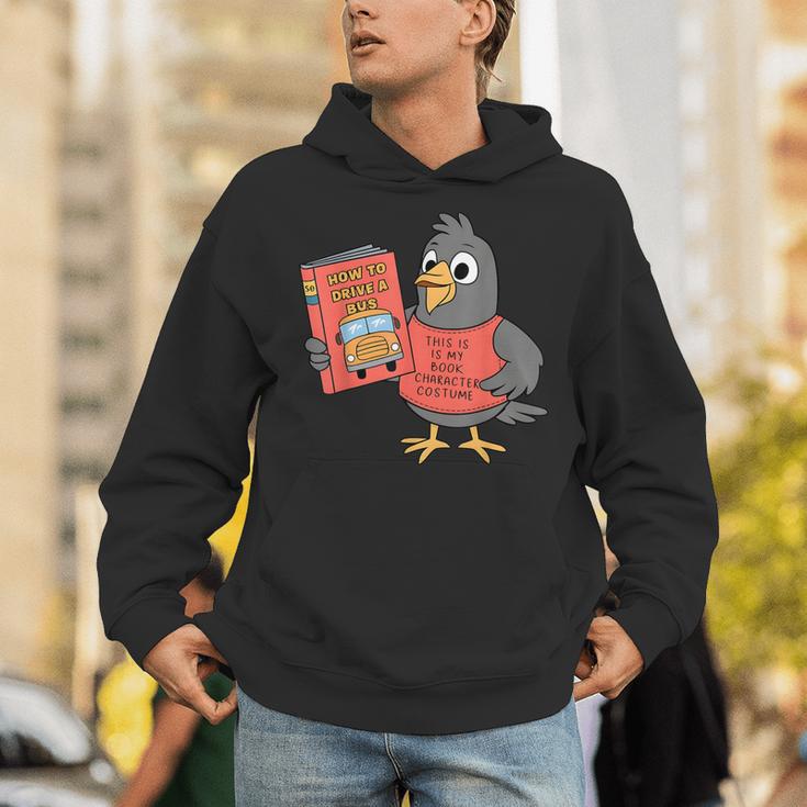 This Is My Book Character Costume- Pigeon Kids Reading Unisex Hoodie