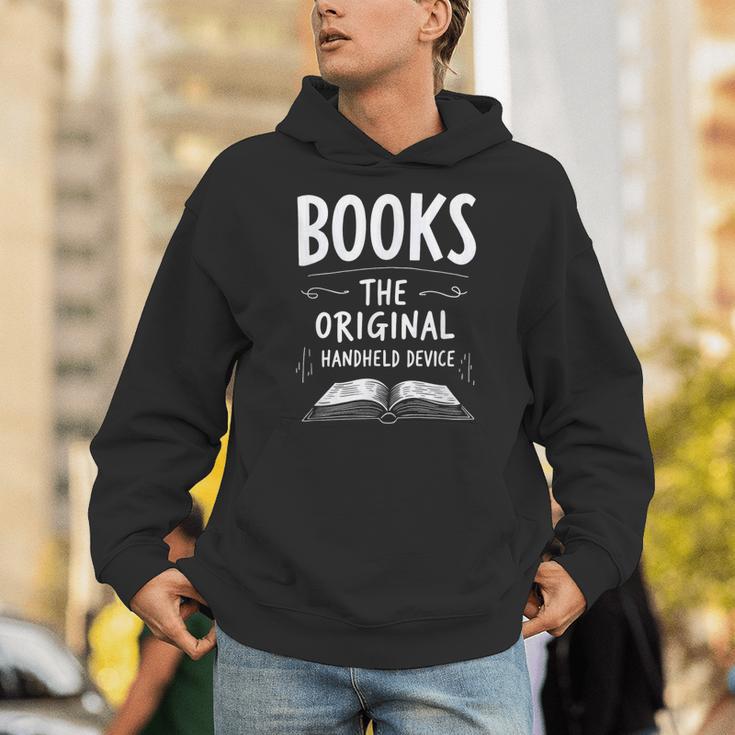 Books The Original Handheld Device Book Reading Unisex Hoodie