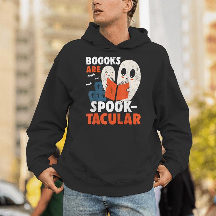 Books Are Spook-Tacular Halloween Bookworm Book Reading Unisex Hoodie