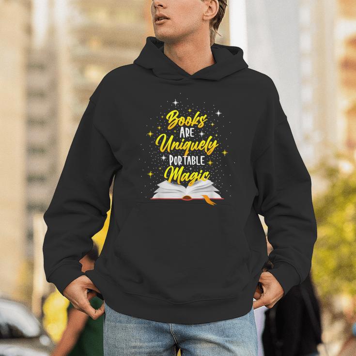 Books Are Uniquely Portable Magic Unisex Hoodie