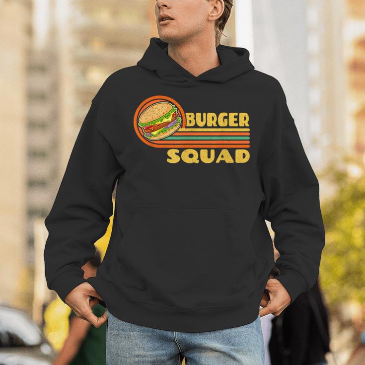 Burgerquad チーズバーガー 食通愛好家チーム ハンバーガー パーカー