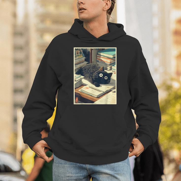 Cat Teacher Student School Last Day Books First 100th Day Unisex Hoodie Cat Teacher Student School Last Day Books First 100th Day Unisex Hoodie