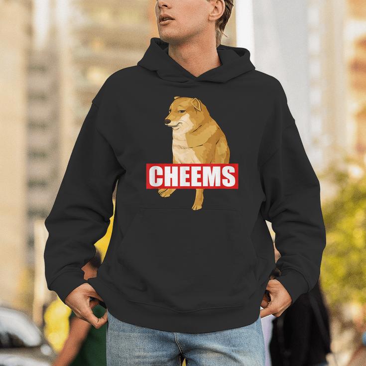 Cheems Dog おもしろ柴犬ダンクミーム パーカー