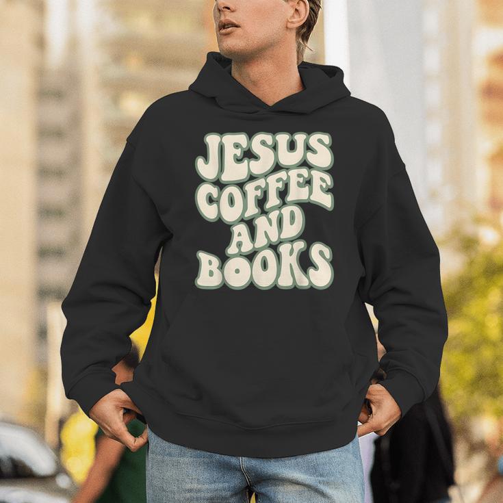 Christian Book Lover Coffee And Jesus Faith Reading Unisex Hoodie Christian Book Lover Coffee And Jesus Faith Reading Unisex Hoodie