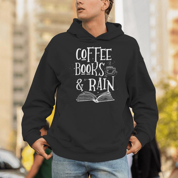 Coffee Rain Books Unisex Hoodie